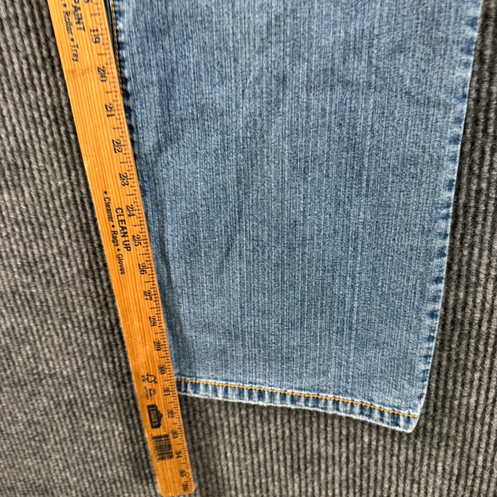 VTG Y2K Tommy Hilfiger Jeans Womens 16 Light Wash Denim Logo Bootcut Retro - Picture 7 of 11